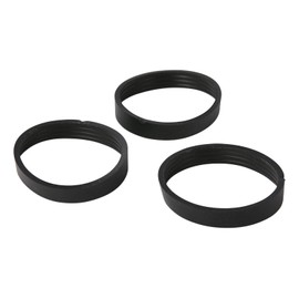 Sanitop-Wingenroth Seal Set for Odour Traps, PVC Wedge Seal, 3-Piece Set, Type 1 1/2 Inch, Seal Assortment for Siphons, PVC Soft, White, 256346