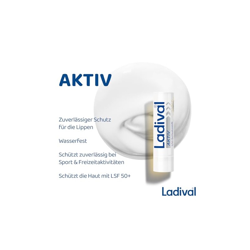 Ladival Active UV Protective Pen Lips SPF 50+: Sun Cream