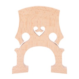 RiToEasysports Cello Bridge, Bridge Musical Maple Wood Cello Replacement Parts Instrument Accessory for 4/4 3/4 Cellos (4/4)