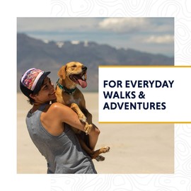 RUFFWEAR Crag Dog Collar, Reflective and Comfortable Everyday Collar, Volcanic Red, 20-26 Inch