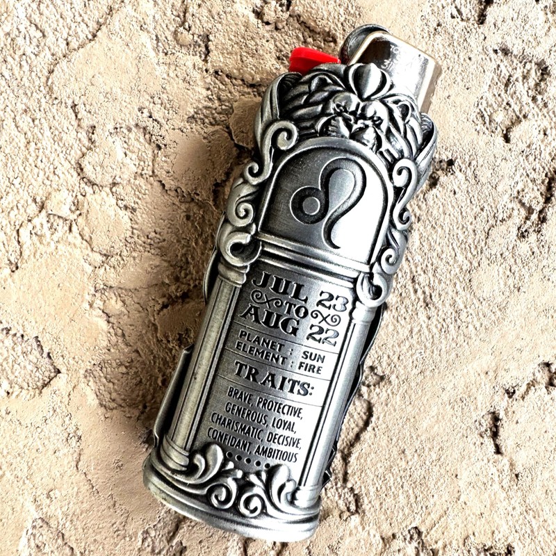 Metal Case Fits BIC, Covers Standard Full Size J6 Lighter.