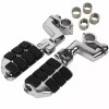 TCMT 22/25/32/35mm Chrome Highway Bar Footpegs Pegs Mount Fit For
