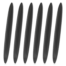 AHRLIC 6PCS Invisible Car Door Edge Protector, Anti-Collision Door Guard, Universal Car Door Protection Strip, Suitable for All Cars and Bumpers, Black