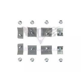 Southeast Chevy Parts 1959 Chevy Impala Upper Grille Hood Lip Molding Clip SET