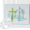 Cross Set Metal Die Cuts,Christmas Pray Fish Cross Cutting Dies