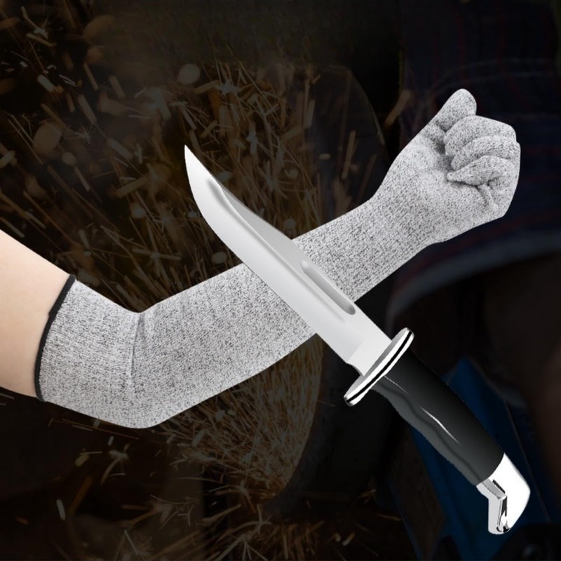 Lengthening HPPE5 Anti-Cut Gloves Sleeve 50 cm, Anti-Scratch Fingers and