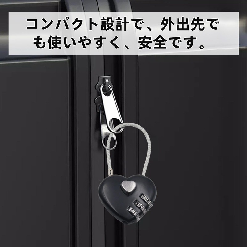 KKLM Padlock Wire Lock 2 Pack Combination Combination Combination Combination