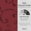 Elrene Home Fashions Mia Jacquard Scroll Blackout Window Curtain, 52"