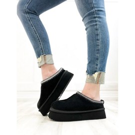 Corkys Pillow Talk Booties in Black Faux Suede - Size: 8