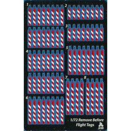 Tetra Model Works AA7202 1/72 AA Series Remove Before Flight Tag for British Army Plastic Model Parts