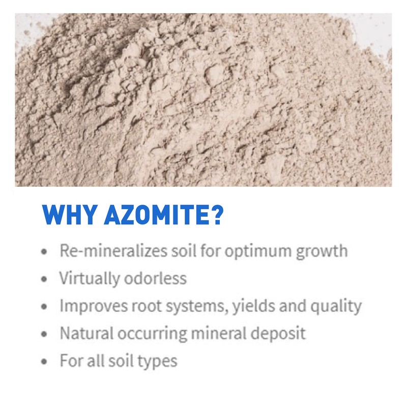 Azomite Organic Micronized Mineral Fertilizer Trace 0-0.2, 5 Lbs