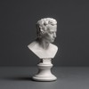 Schiller Sculpture Made of High-Quality Zellan, Handmade, Made in Germany,