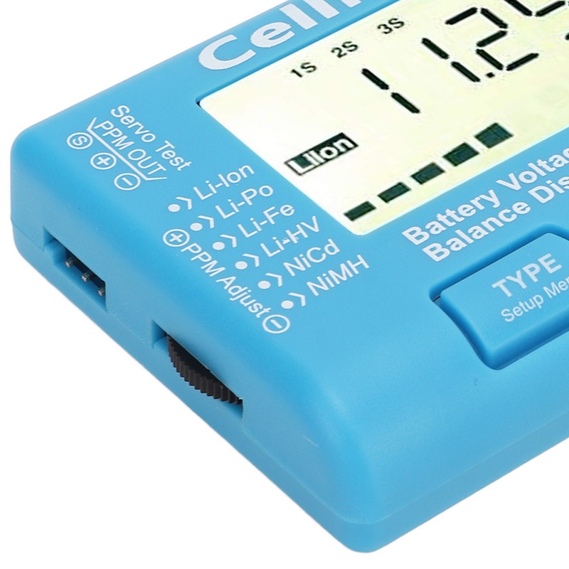 Digital Battery Capacity Checker Voltage Tester Meter for LiPo Life