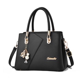 FANDARE Womens Multi Pocket Handbag Top-Handle Bags Shoulder Bag PU Leather Crossbody Bag Waterproof Messenger Bag for Work Travel Office Party Shopping Black