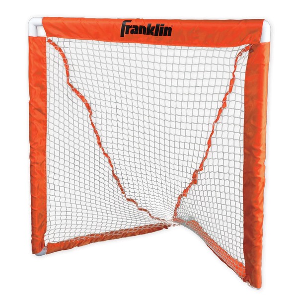 Franklin Sports Youth Lacrosse Goal - Small Kids Lacrosse Net - Portable Lax Mini Box Goal - Backyard Goal for Youth Lacrosse - 38" x 38"