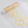 Yontree 60th Birthday Decoration Table Decoration Birthday Table Runner for