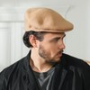Wool Blend Mens Newsboy Caps, Classic Flat Cap Ivy Cabbie