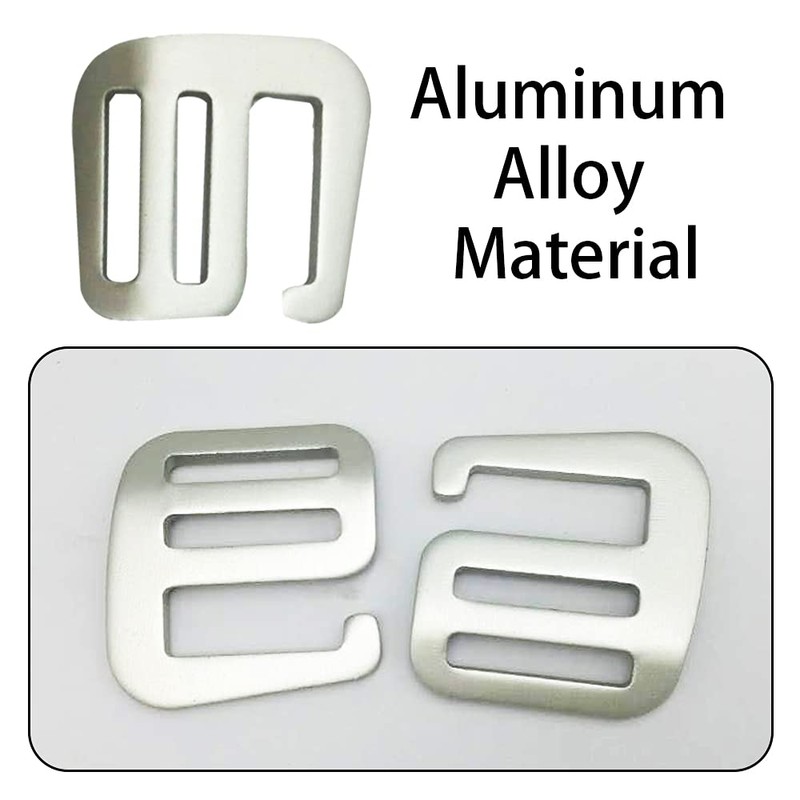 12 Pcs Metal G Hooks Webbing Buckles Strong Quick Release