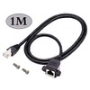Cable de red Ethernet Cat 6 RJ45 macho a hembra