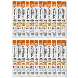 Cloverdale Tangy Snackers Summer Sausage Sticks, Individually Wrapped Summer Sausage Meat Snacks, Soft Bite Meat Sticks 1 Ounce, 24 Pack