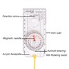 Compass Hiking,Orienteering Compasses Boy Scout Compass Outdoor Baseplate Ruler Map
