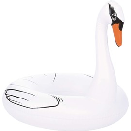 Coconut Outdoor Majestic White Swan Pool – Inflatable Pool Ring Float – Durable Long Lasting Lounge Tube and Water Toy – Fun Decoration for Parties, Events – Ages 8+ Years