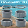 006723F, Connector Heater Flange with Nut Kits for Raypack Pool