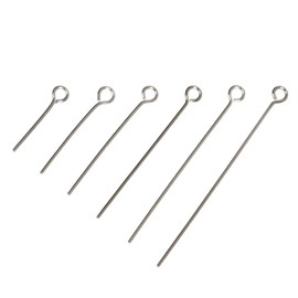 VILLFUL 1200Pcs Open Eye Pins Stainless Steel Jewelry Making Needles for DIY Craftsman Use Shapes to Jewelry Finding Supplies