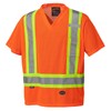 Pioneer Hi Vis Mesh Safety T-Shirt for Work - Breathable