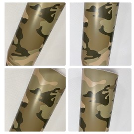 DESERT CAMOUFLAGE Car Vinyl Wrap Sheet Car Wrapping Air Bubble Free 50CM x 1.53M