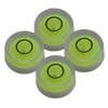 Yibuy 12x6mm Green Spirit Bubble Level Turntable Surface Leveler Measuring