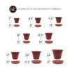 The HC Companies SLI08000E35C024LRDWK Classic Round Plastic Plant Saucer, 8",