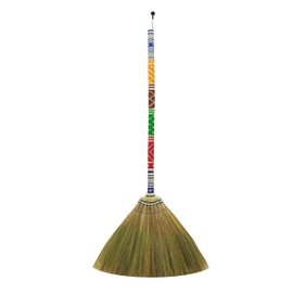 Traditional Asian Handmade Broom, Durable, Perfect for Home use or as a Unique Wedding Gift, 40 inches Long