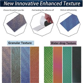 20 Pieces-Anxiety Sensory Cute Stickers Fidget Textured Calming Sensory Strips, Different Textures Anxiety Stress Relief Tape Anti Stress Stickers Toys for Adults Teens Desk Classroom