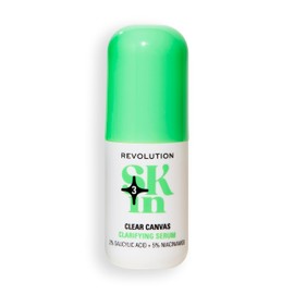 Revolution SKin, Clear Canvas Clarifying Serum, Face Serum With Niacinamide & Salicylic Acid, Helps Blemishes, Vegan & Cruelty-Free, 30ml