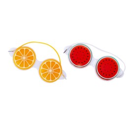 Ipetboom Eye Mask for Women 4 Pack Beauty Eye Pads Hot and Cold Function Relieve Dark Circles Eye Bags and Fatigue Watermelon Design