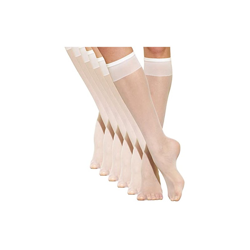 Silkies Ultra Knee Hi's with Energizing Support (6 Pair Pack)