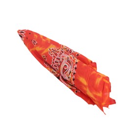 Motique Accessories Modern Tie Dye Bandana (Orange)