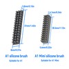 6PCS 3D Printer Silicone Nozzle Brush for Bambu Lab A1，3D
