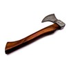 Skokie Knives Custom Damascus Steel Axes Hatchet Head Rose Wood