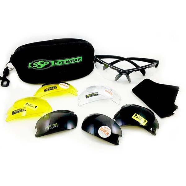 SSP Eyewear Top Focal Premier Tactical Safety Glasses Kit, 6