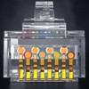 TSdrena RJ45 Connector Cat6A 100 pieces with Load Bar, Claw
