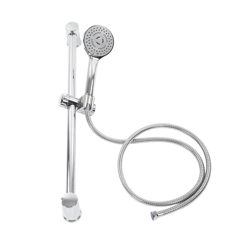 Shower Rail Set Handheld Shower Head Adjustable Slide Bar with