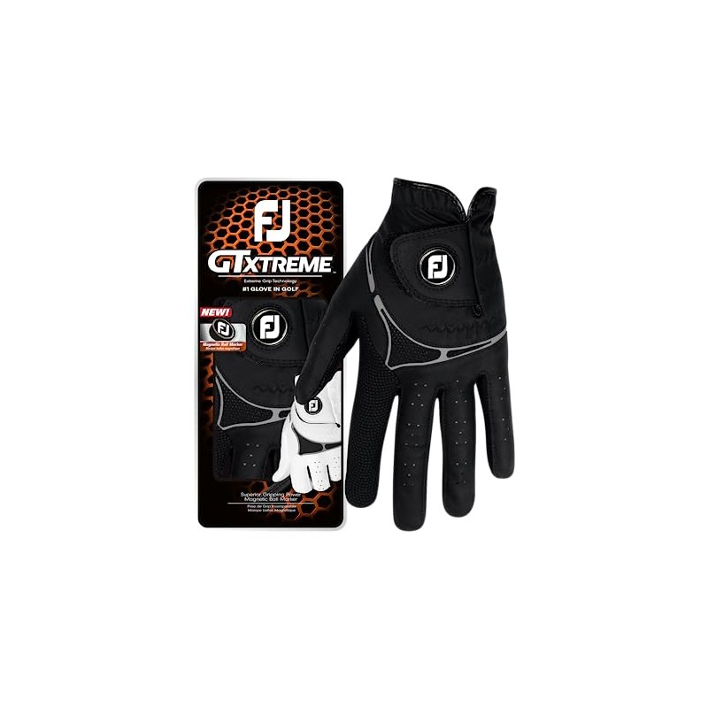 FootJoy Mens Gt Xtreme Golf Gloves - Black