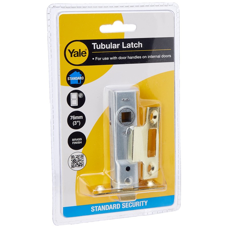Yale Locks YALPM888PB30 Yale PM888 Mortice Latch 3-inch Brass