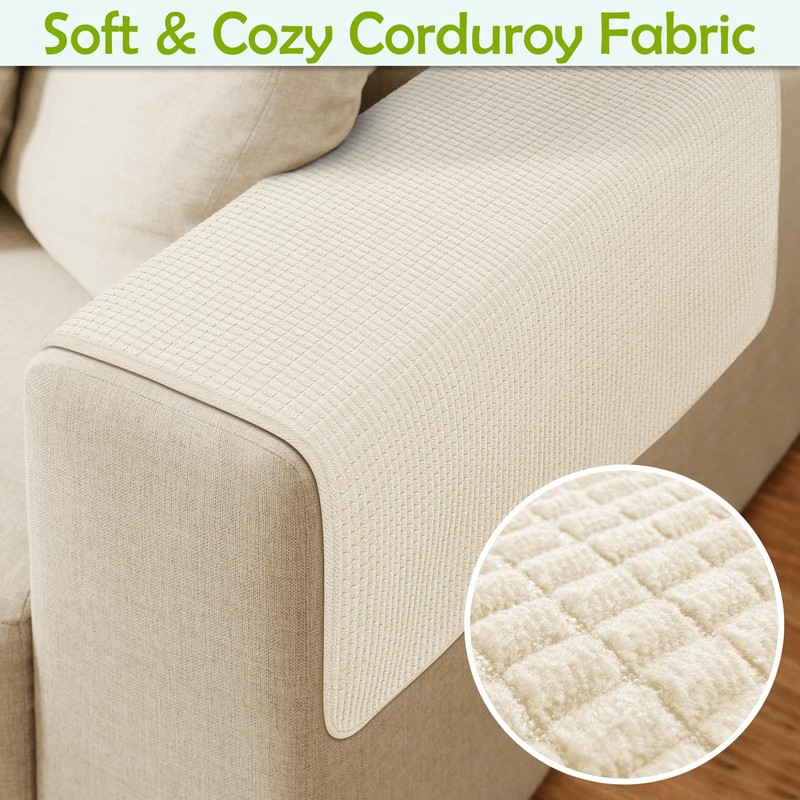 Couch Arm Covers, Sofa Arm Covers, Waterproof Armrest Cover for