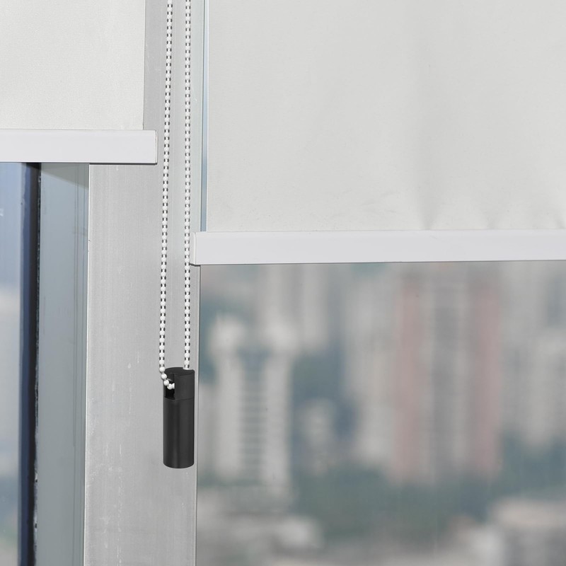 sourcing map 8Pcs Cord Knobs, 75mm Window Blind Tassels Plastic