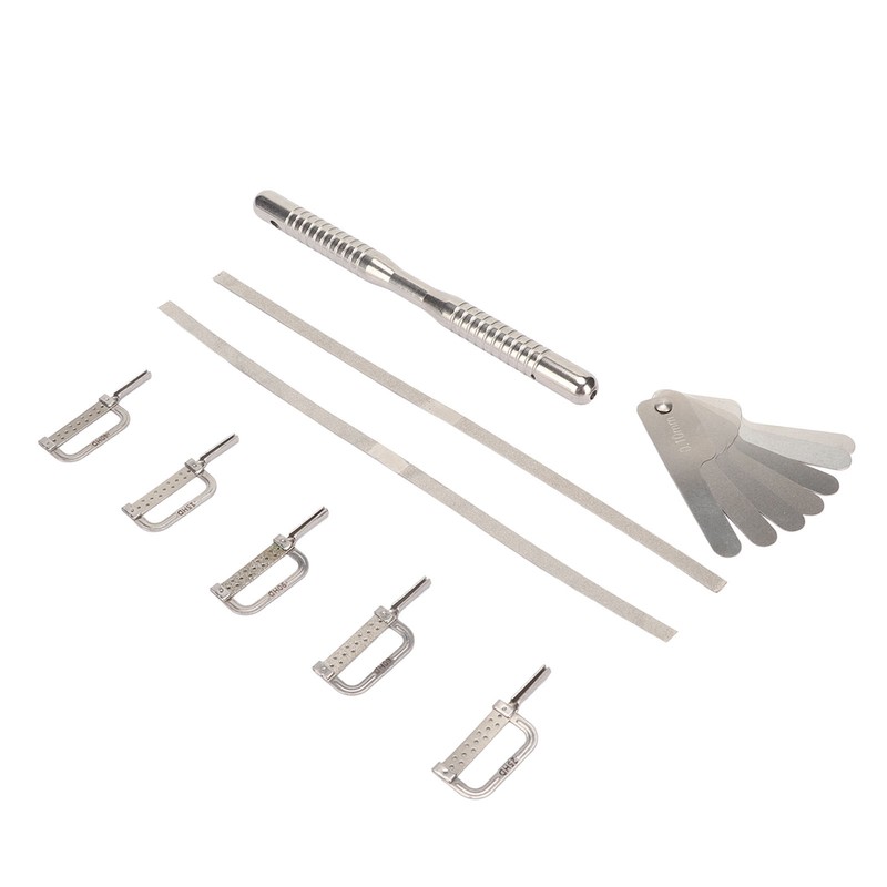 Interproximal Enamel Reduction Kit Dental Feeler Gauge Professional Portable Dental