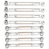 8Pcs Upgrade Metal Pull Rod Steering Pull Rod for WPL/MN/Feiyu
