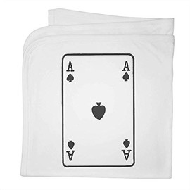 'Ace Of Spades' Cotton Baby Blanket/Shawl (BY00006118)